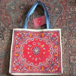 Brighton Bandana Love Tote NWT